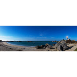 Brignogan : Plage à la Pleine Lune