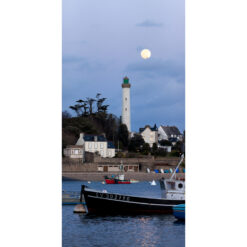 Bénodet : Pleine Lune et phare