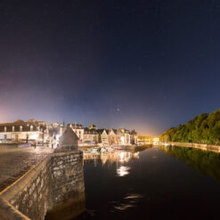 Auray : Saint-Goustan sous la Voie lactée