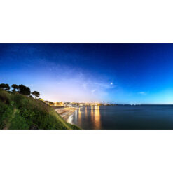 Concarneau : plage des Sables Blancs de nuit