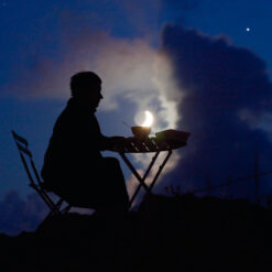 Photo à encadrer Jeux lunaires "Un croissant dans son bol"