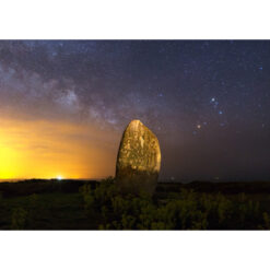 Photo A4 à encadrer "Île d'Hoëdic : Le Menhir"