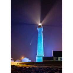 Photo A4 à encadrer "Penmarc'h : la comète Neowise et le phare d'Eckmühl"