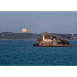 Carantec : l'Île Louët et la Pleine Lune