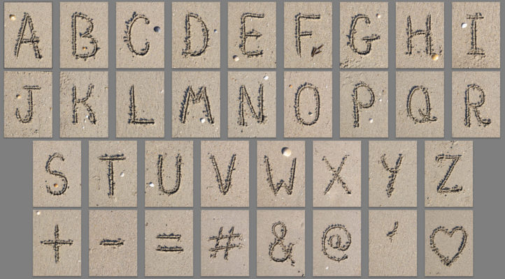 Magnets souples alphabet