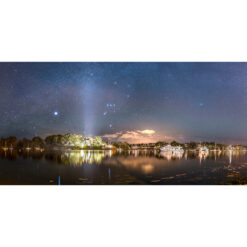 Sainte-Marine - la Villa Trimen illuminée sous les étoiles d'Orion