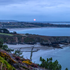 Telgruc-sur-Mer : Trois plages et la Pleine Lune