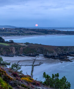 Telgruc-sur-Mer : Trois plages et la Pleine Lune